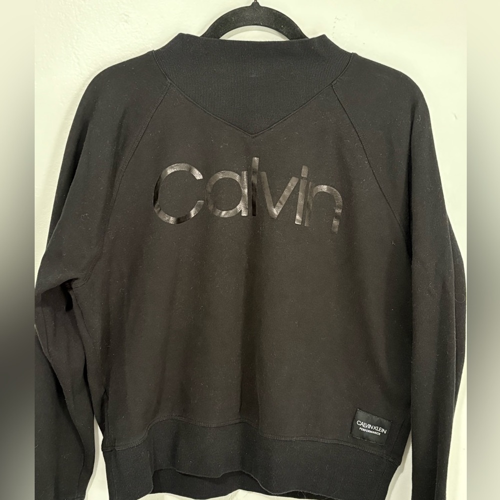 Calvin Klein Men's Black Crewneck Sweater